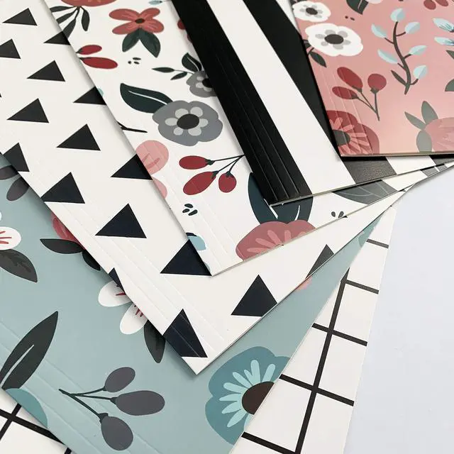 Alt view image 3 of 7 - Cute Decorative File Folders,12 Pack 3-Tab Letter Size, Boho Manila