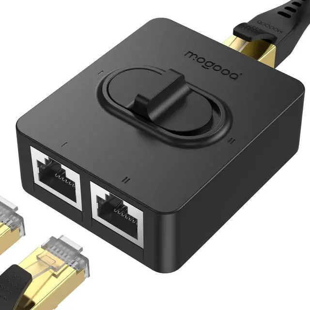 Main image of Gigabit Ethernet Switch 1 in 2 Out Network Splitter