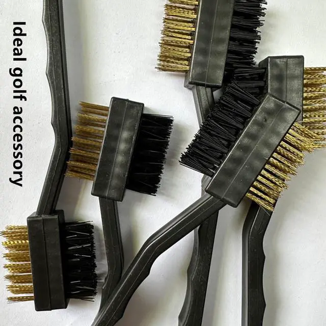 Alt view image 5 of 7 - 2 Pack Golf Club Brush Groove Cleaner Portable Golf Cleaning Tool