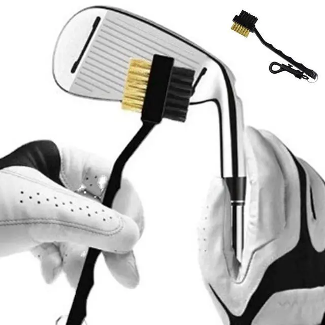 Alt view image 6 of 7 - 2 Pack Golf Club Brush Groove Cleaner Portable Golf Cleaning Tool