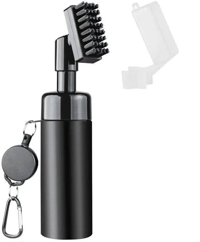 Main image of Golf Club Cleaner Brush, Golf Water Brush with Spray Bottle Holds 5 Ounces of Water, Golf Club Cleaning Kit - with Cover & Retractable Clip, Essential Golf Accessories for Men, Best Golf Gifts for Men