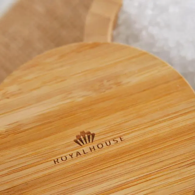 Alt view image 4 of 7 - 6 Oz Capacity Natural Bamboo Salt and Pepper Holder With Bamboo Lid, Salt Cellar With Magnetic Swivel Lid, Healthy Storage Box For Herbs Or Favorite Seasonings