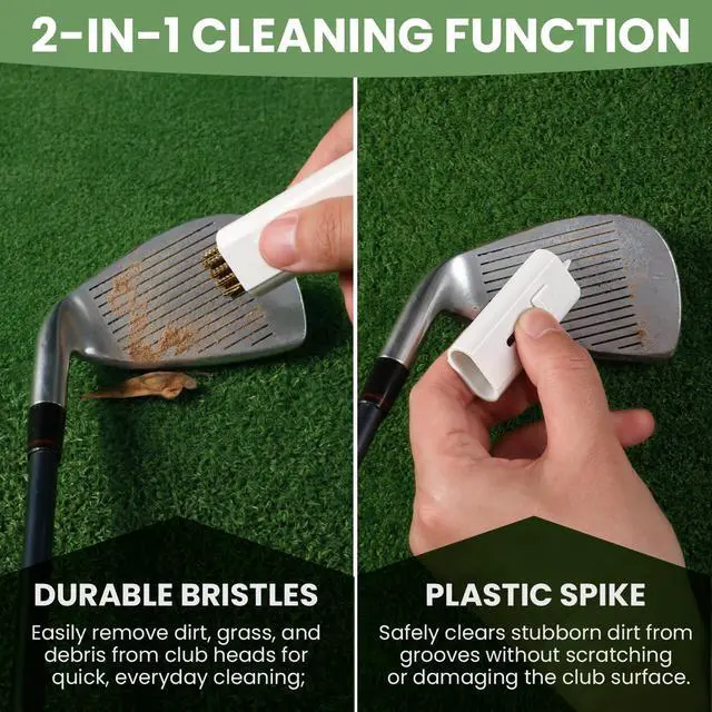 Alt view image 2 of 7 - Mini Golf Club Brush Groove Cleaner (5 Pack Mini Brush)