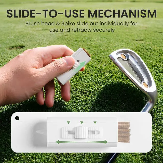 Alt view image 4 of 7 - Mini Golf Club Brush Groove Cleaner (5 Pack Mini Brush)