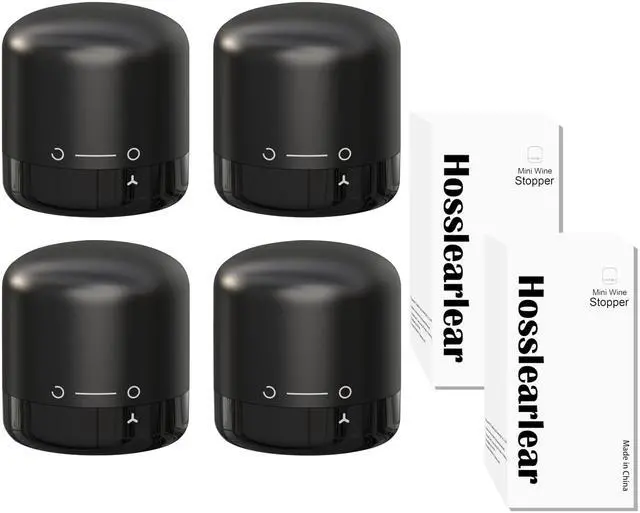 Main image of Wine Stoppers for Wine Bottles, Silicone Reusable Corks with Twist Lock and Unlock, Gift Idea for Christmas, Thanksgiving, Parties - Set of 4