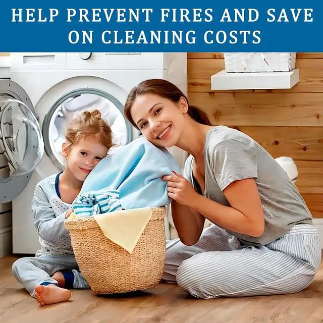 Alt view image 6 of 6 - 4 Pieces Dryer Vent Cleaner Kit with Dryer Vacuum Hose Attachment