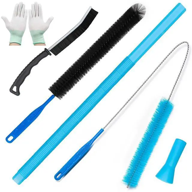 Main image of Dryer Vent Cleaner Kit with Dryer Vacuum Hose Attachment Suitable for Most Vacuum Cleaners, Twrrnbv Dryer Cleaner Lint Brush Remover, Duct Cleaning Tool for Laundry Room, Cleaning Accessories (Black)