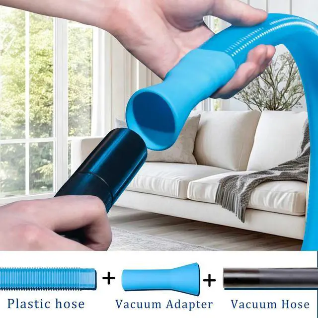 Alt view image 5 of 6 - Dryer Vent Cleaner Kit with Dryer Vacuum Hose Attachment Suitable for Most Vacuum Cleaners, Twrrnbv Dryer Cleaner Lint Brush Remover, Duct Cleaning Tool for Laundry Room, Cleaning Accessories (Black)