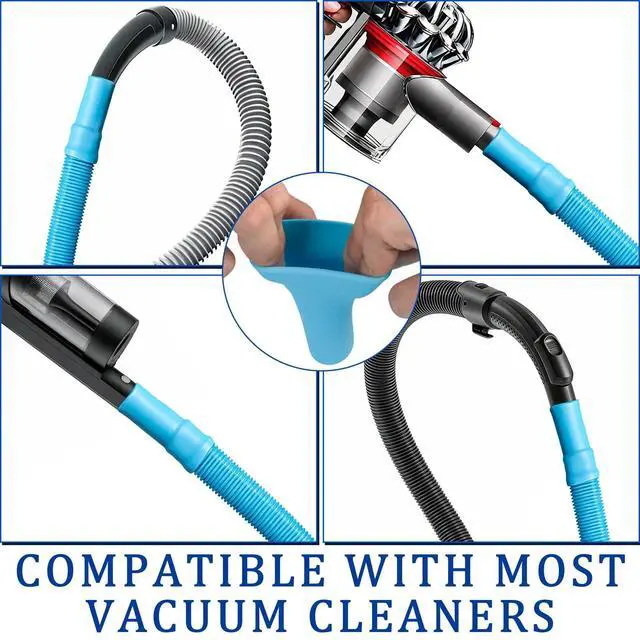 Alt view image 6 of 6 - Dryer Vent Cleaner Kit with Dryer Vacuum Hose Attachment Suitable for Most Vacuum Cleaners, Twrrnbv Dryer Cleaner Lint Brush Remover, Duct Cleaning Tool for Laundry Room, Cleaning Accessories (Black)
