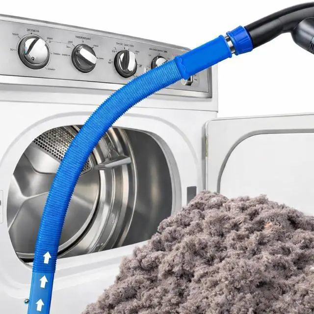 Main image of Clothes Dryer Vent Cleaner Kit with Vacuum Hose Attachment Brush, Lint Remover, Dryer Vent Vacuum Hose
