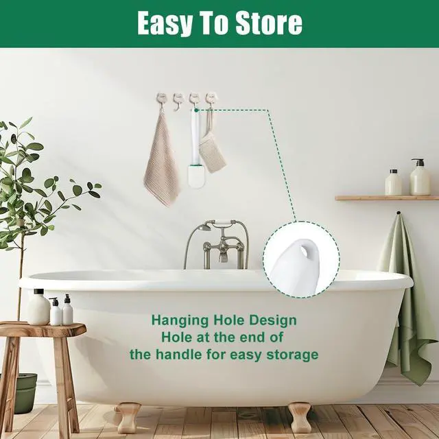 Alt view image 5 of 7 - 6 Pack Pumice Stone with Handle, Toilet Bowl Pumice Stone for Cleaning, Hard Water Toilet Ring Remover, 1 Handle + 6 Pumice Stones for Cleaning Toilets, Bathtubs, Grills, Kitchen Sink