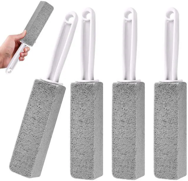 Main image of 4 Pack Toilet Pumice Stone with Handle,Pumice Stone Toilet Bowl Cleaner