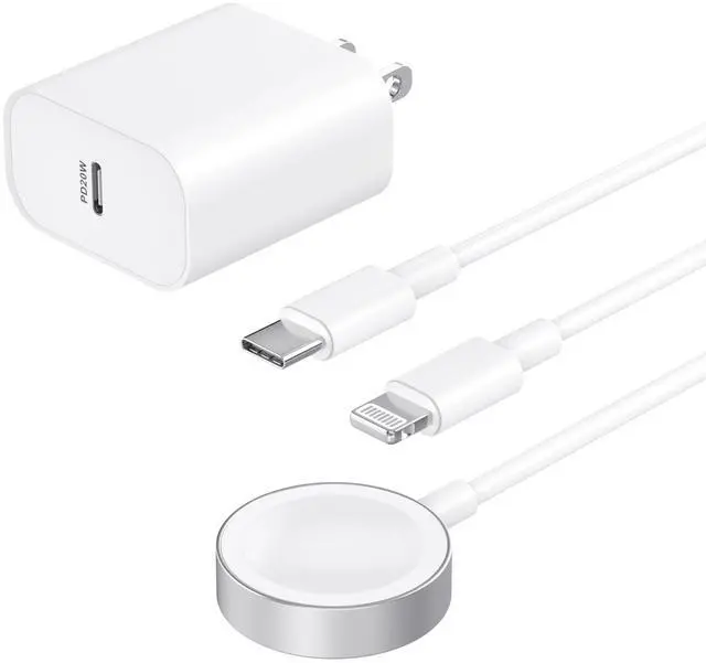 Main image of Fast Charger for Apple Watch Charger,2-in-1 USB C Charger Plug with 4FT iWatch Portable Wireless Fast Charging Cord Compatible with Apple Watch Ultra Series 10/9/8/7/SE/6/5/4/3/2/1/iPhone 14/13/12/11