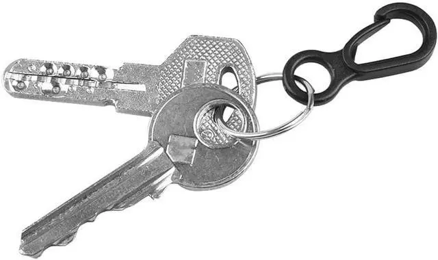 Alt view image 3 of 7 - 10Pcs Black Plastic Snap Clip Hook Camping Carabiner Buckle Multifunction Snap Hook Camping Equipment Tent Buckle Clips Tent Hooks for Lights Hanging to Canopy Outdoor Tent Accessories