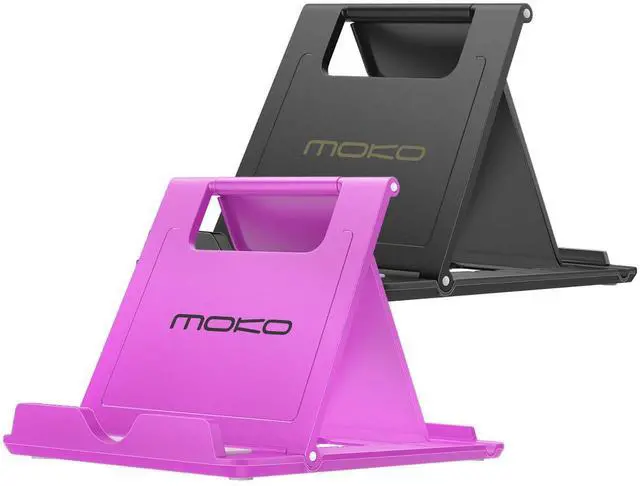 Main image of 2 Pack Phone Tablet Stand, Foldable Desktop Holder for 4-11" Devices