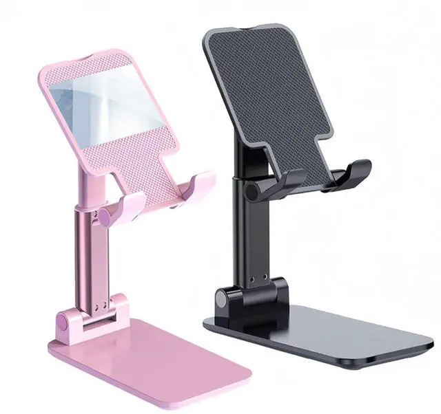 Main image of 2 Pcs Cell Phone Stand for Desk Adjustable & Foldable Phone Holder