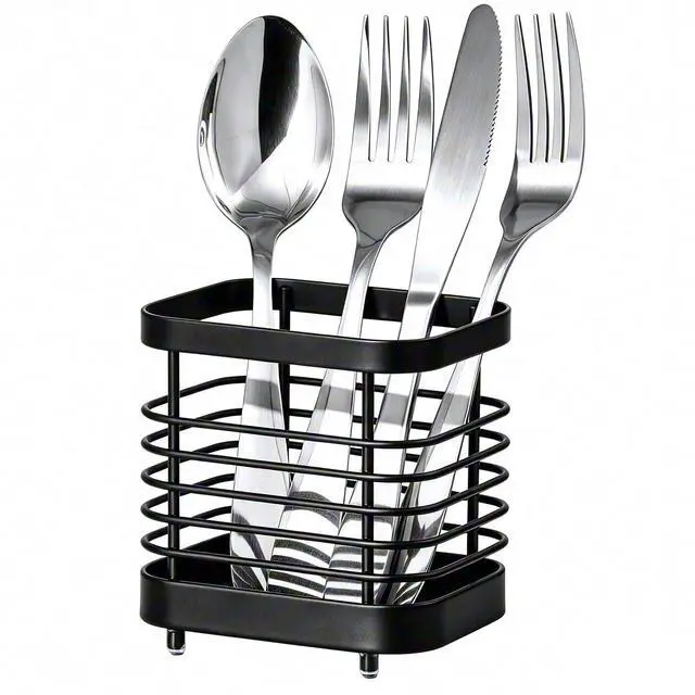 Main image of Utensil Holder, Stainless Steel Utensil Drying Rack for Kitchen Counter