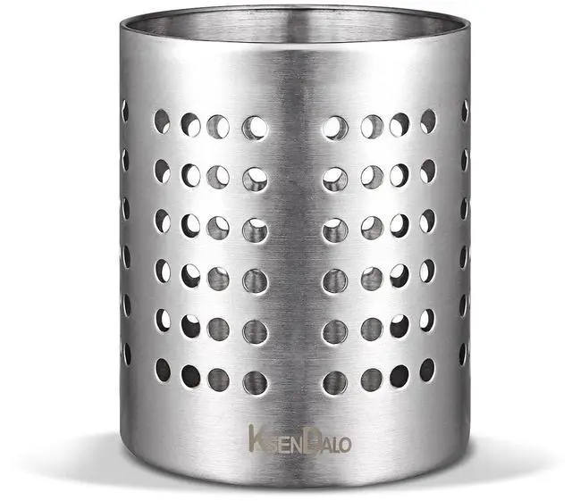 Main image of SUS304 Small Stainless Steel Utensil Holder for Countertop, Silver