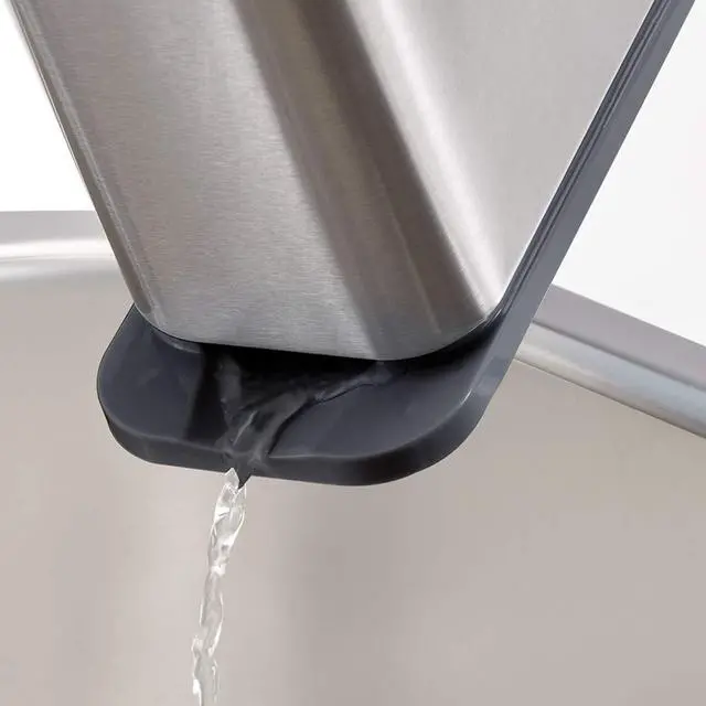 Alt view image 5 of 6 - Kitchen Utensil Holder for Countertop Flatware Organizer Utensil Crock Holder Caddy Anti Slip Drip Tray Stainless Steel Flatware Cutlery Drainer Home Kitchen 4 Divider Drip Tray,8.27x3.54x5.39 inch(1)
