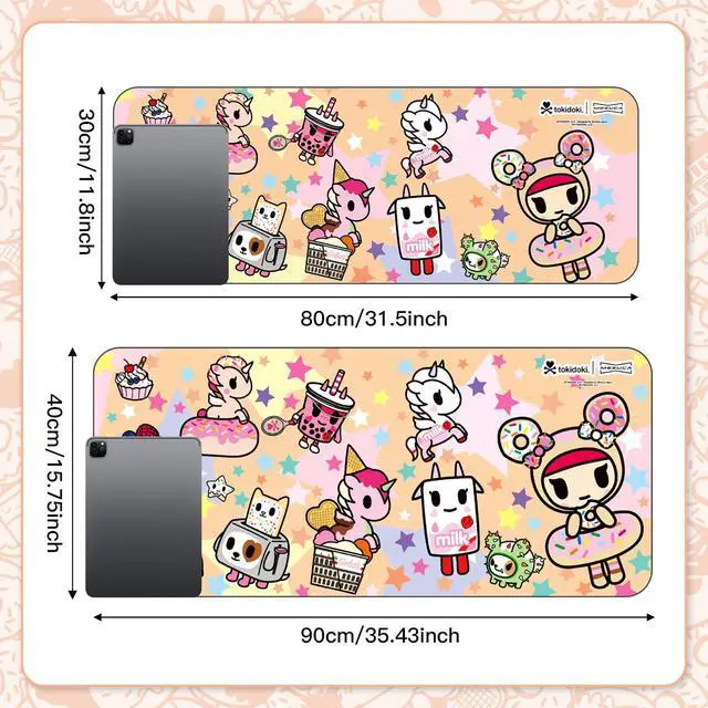 Alt view image 3 of 7 - Unicorno Large Mouse Pad, Unicorno Desk Mat, 31.5L x 11.8W inches