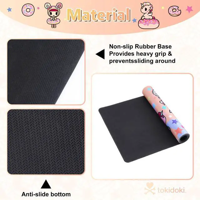 Alt view image 4 of 7 - Unicorno Large Mouse Pad, Unicorno Desk Mat, 31.5L x 11.8W inches