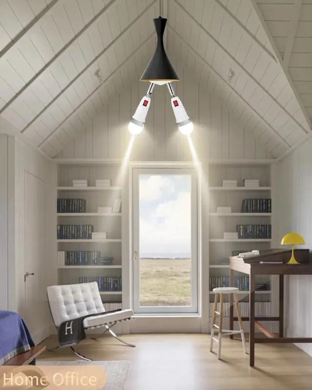 Alt view image 7 of 7 - 2-in-1 Light Socket Extender, E26/E27, Adjustable,with Switch