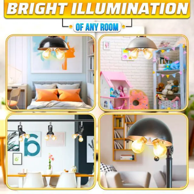 Alt view image 5 of 7 - 4 Pcs US Dual Light Bulb Splitter, E26 to E27, 660W, Heat Resistant