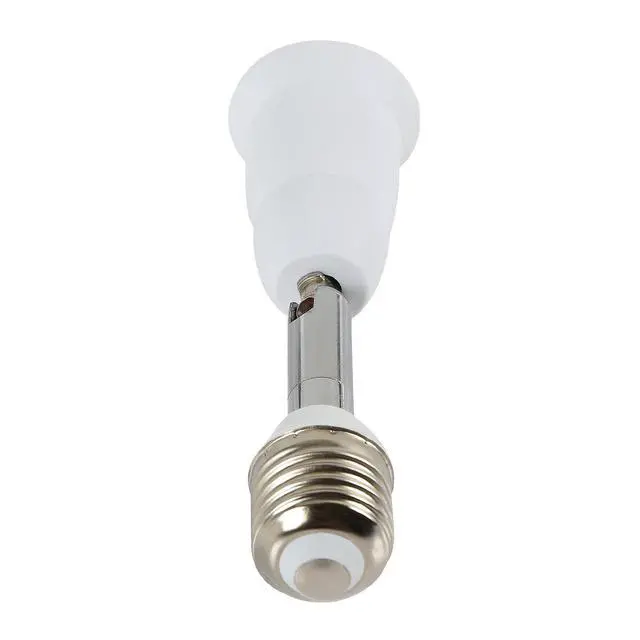 Alt view image 4 of 7 - Light Socket Extender 90 Degree Bending E27 to E27 Bulb Base Lamp Holder 180 Degree Adjustable Adapter