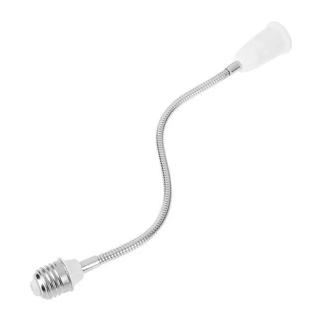Alt view image 4 of 7 - E26/E27 Light Socket Extender Adapter,60cm/24 inch Light Bulb Extension,E26 to E26 Socket Extender,Bendable Flexible Gooseneck Adjustable Extension Socket Extender Adaptor (2 Pack)