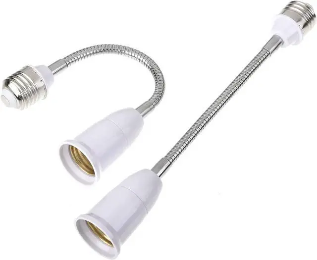 Main image of E27 Flexible Light Socket Extender/Adjustable Bulb Extender for Home Light Fixtures/LED Grow Light Socket Stand etc (11inch)