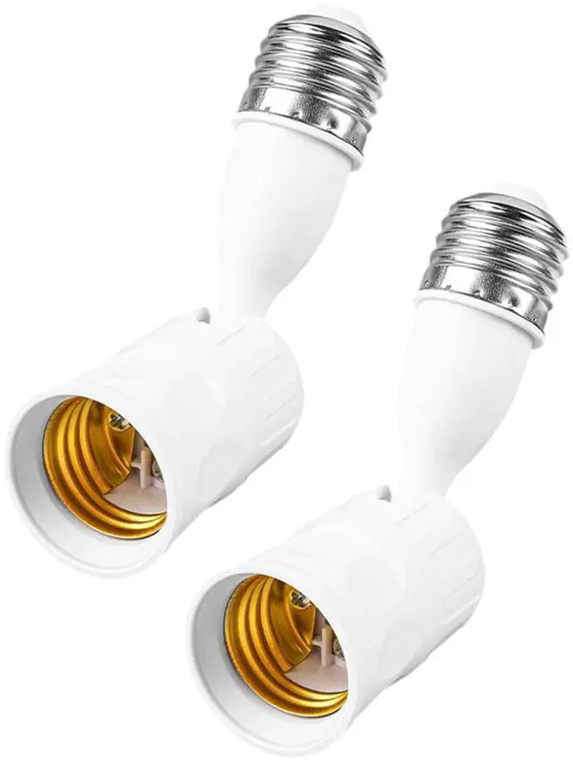Main image of E27 to E27 Socket Extender Rotatable Light Fixtures Adapter for LED Incandescent Fan Camera Rotatable Light Fixtures