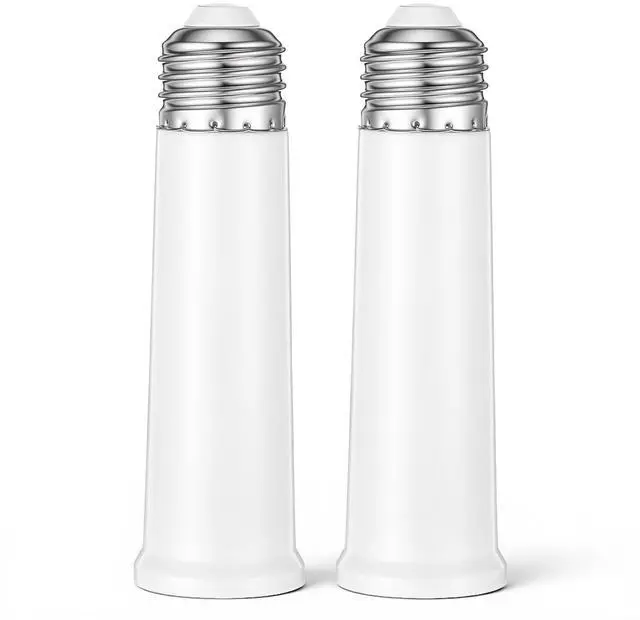 Main image of Light Socket Extender, E26 Light Bulb Socket Extender Light Bulb Extension Sockets Standard Medium Base, 4.72 inch LED Sockets Extension Adapter for Screw in Ceiling Fan Light Fan Extenders