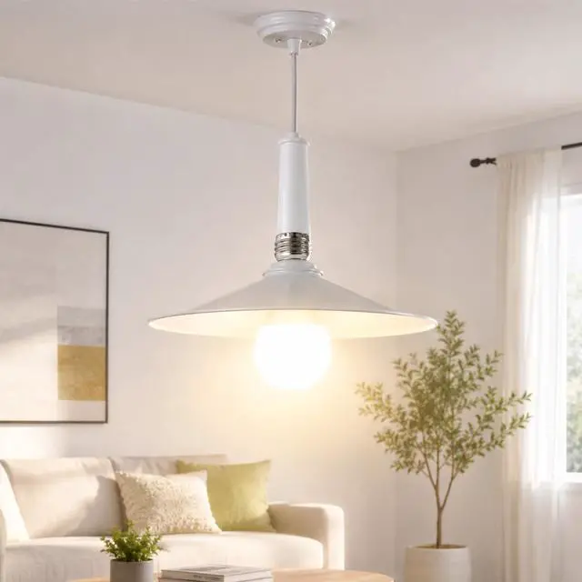 Alt view image 4 of 7 - Light Socket Extender, E26 Light Bulb Socket Extender Light Bulb Extension Sockets Standard Medium Base, 4.72 inch LED Sockets Extension Adapter for Screw in Ceiling Fan Light Fan Extenders