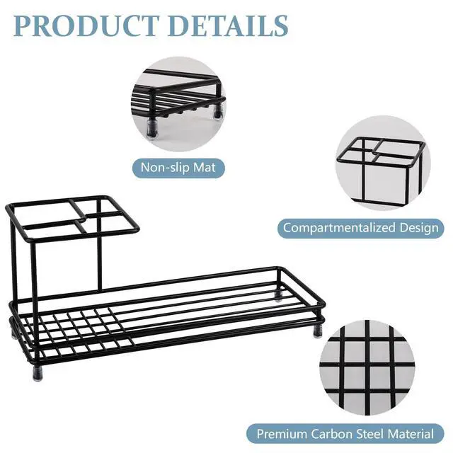 Alt view image 5 of 5 - Holders Toothpaste Organizer Bathroom Accessories, Black