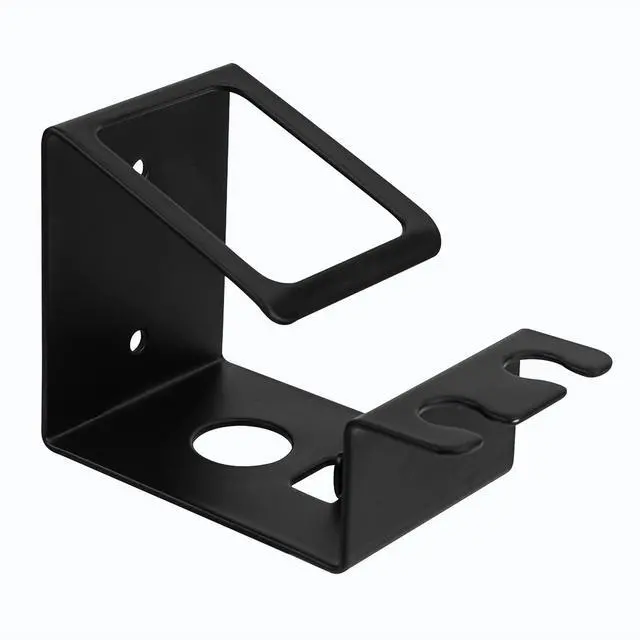 Alt view image 7 of 7 - Matte Black Stainless Steel Toothbrush Holder - Wall Mounted 3-in-1 Adhesive Toothpaste & Cup Stand - No-Drill Bathroom Vanity Storage Organizer - Rust-Proof