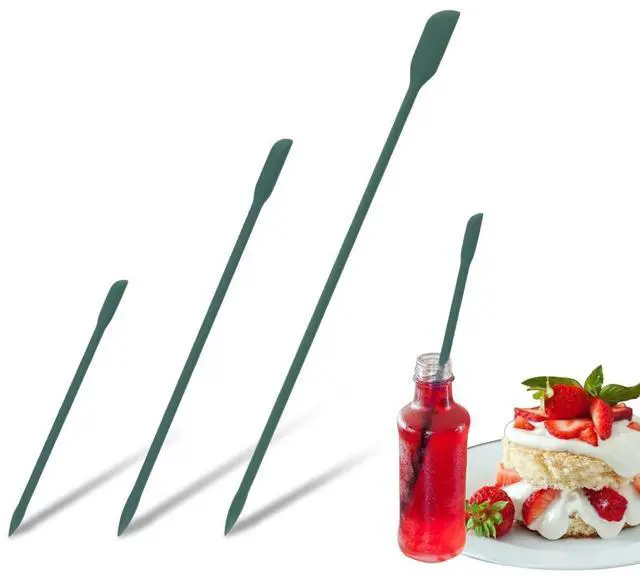 Alt view image 7 of 7 - 9Pcs Silicone Spatula Set,Flexible Small Spatula spoon, Kitchen Utensils for Baking, Mixing, Cooking, Frying, Jar Spatulas for Scraping,BPA-Free Heat Resistant cookware safe (Green)