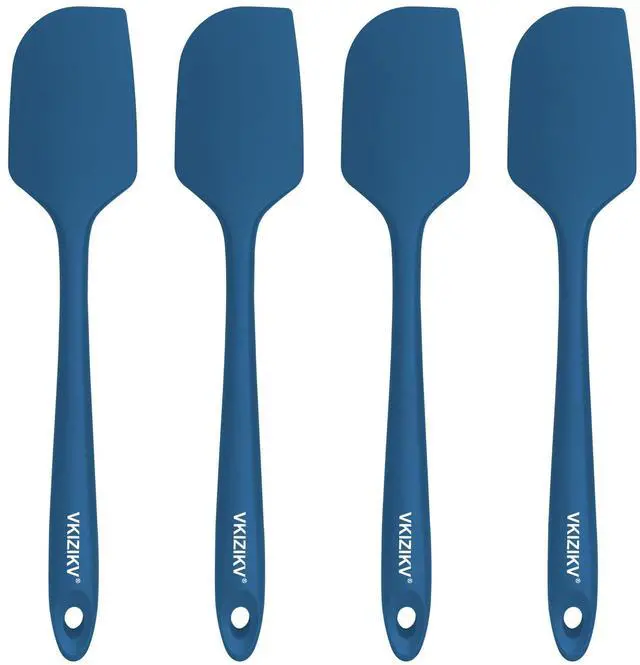 Main image of 4 Pcs Silicone Spatula Set, 11.4 In, 600°F Heat Resistant (Blue)