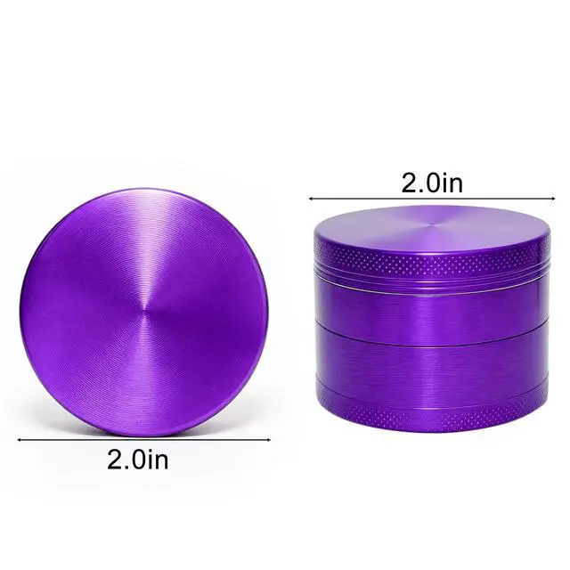Alt view image 3 of 7 - 2.0 Inch Spice Grinder Kitchen Help Grinder, Purple