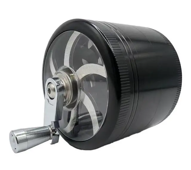 Alt view image 3 of 4 - 2.5 inch Spice Grinder for Kitchen Seasoning 2.5 inch Aluminum with Handle(Black)