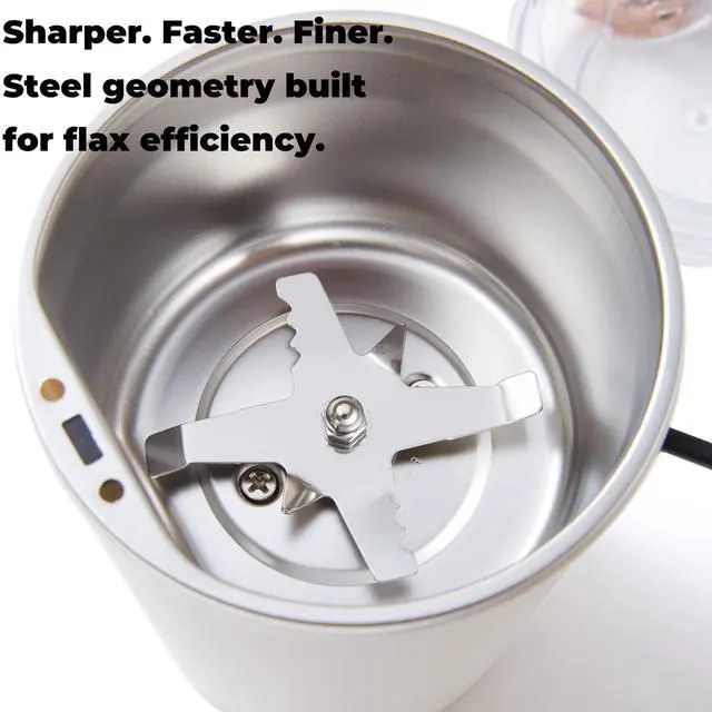 Alt view image 3 of 7 - Flax Seed Grinder, Compact Spice and Seed Mill
