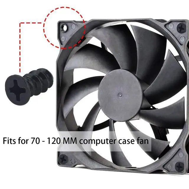 Alt view image 4 of 6 - Computer Case Fan Screws (50 Pack)