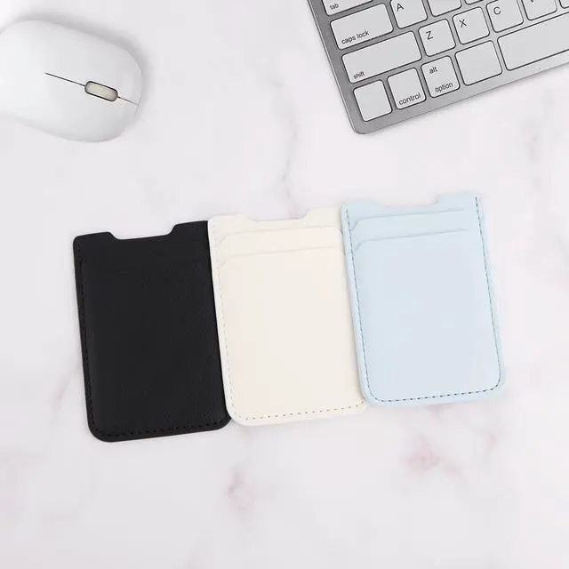 Alt view image 7 of 7 - Phone Wallet Stick on,Card Holder for Phone Case,Phone Card Holder