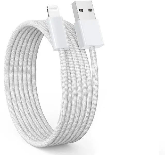 Main image of USB-A to Lightning Cable 3.3FT Fast Woven Charging Cord for Apple iPhone 14/13/12/11 XR XS X 8 7 6, iPad 9/8/7/6th, Carplay Charger Cord
