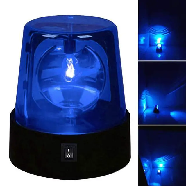 Alt view image 6 of 7 - LED Strobe Light, Disco Lights, Party Rotating Lamp DJ Flashing Stage Lights, 360 Degree Police Car Siren Strobe Light, for Home Parties Birthday Bar Wedding Show Club