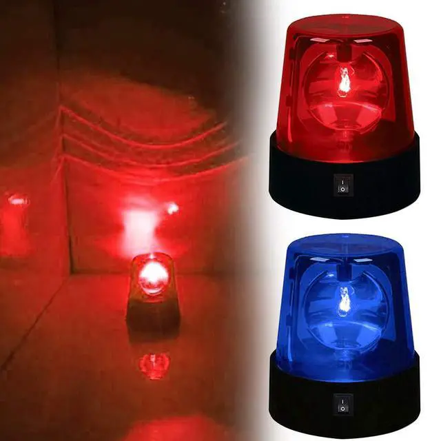 Alt view image 7 of 7 - LED Strobe Light, Disco Lights, Party Rotating Lamp DJ Flashing Stage Lights, 360 Degree Police Car Siren Strobe Light, for Home Parties Birthday Bar Wedding Show Club