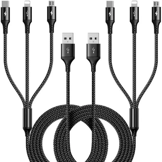 Main image of Multi Charging Cable,3 in 1 Multiple Fast Charger Cord,Nylon Braided