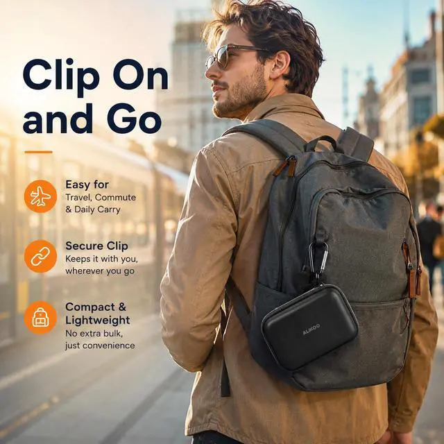 Alt view image 7 of 7 - Hard Portable Charger Case for Anker MagGo 10K/5K Power Bank