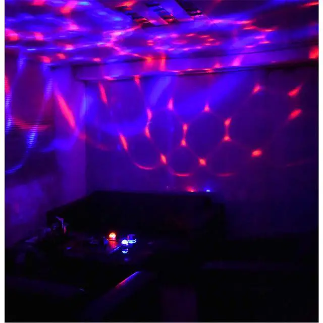 Alt view image 3 of 5 - USB Mini Disco Ball Lights, Party Sound Activated DJ Stage Strobe Lights