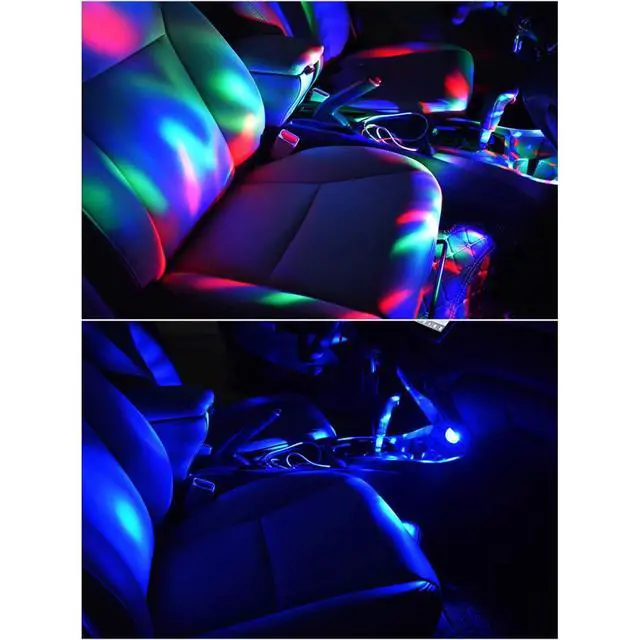 Alt view image 5 of 5 - USB Mini Disco Ball Lights, Party Sound Activated DJ Stage Strobe Lights