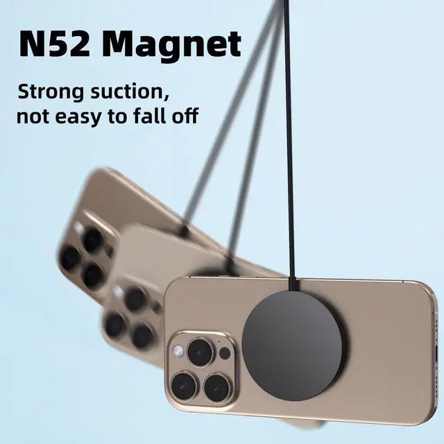 Alt view image 5 of 7 - for MagSafe Charger 2 Pack, Magnetic Wireless Charging Pad for iPhone 17/17 Pro/17 Pro Max/Air/16 15 14 13 12 Pro Max Plus mini & AirPods 2 3 Pro, Strong Magnet, USB-C/A Ports (Black)